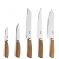 Preview: WOOD Messerblock 5-teilig