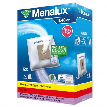 12 Staubsaugerbeutel für VAX/Menalux 1840 MP