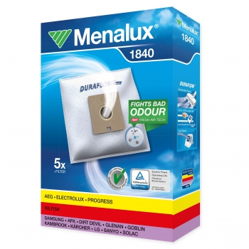 5 Staubsaugerbeutel für EWT Menalux 1840 Duraflow fresh
