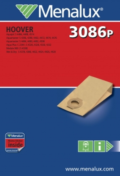 5 Staubsaugerbeutel Menalux 3086 P/Für HOOVER