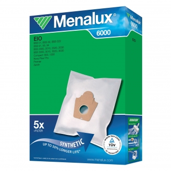 5 Staubsaugerbeutel für EIO Menalux 6000 Synthetik