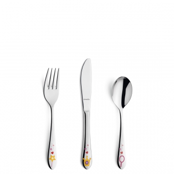 AMEFA PRINCESS Kinderbesteck Set 3-teilig