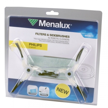 MRK 05 Menalux Filter-/Seitenbürsten-Set für Philips Hombot FC 99
