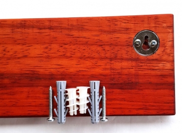 Preview: Küchen Magnetleiste Messerhalter Messerleiste Padoukholz Handmade in Germany 53cm