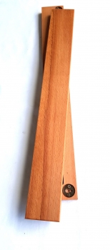 Magnetleiste Messerleiste 53cmx7cmx2cm Rotbuche Holz Handmade in Germany