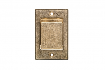 Boden-Saugdose bronze Metall