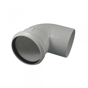 BVC-PVC Abluft-Rohrbogen 87°