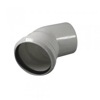 BVC Abluft-Rohrbogen DN 100-45 Grad