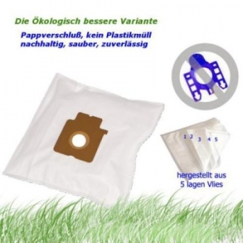10 STAUBSAUGERBEUTEL geeignet für PANASONIC MC-E70-79 SERIE,MC-E80-89 SERIE