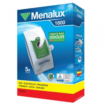 5 Staubsaugerbeutel Menalux 1800 aus Duraflow Synthetik