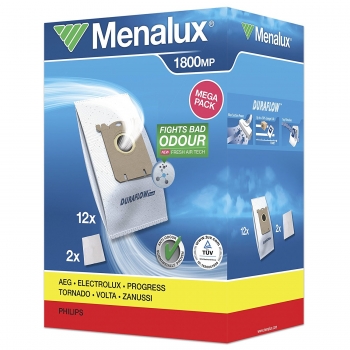 12 Staubsaugerbeutel für Miostar Menalux 1800 MP