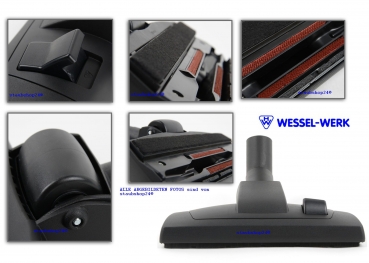 Wessel-Werk 2in1 Boden-und Parkettdüse geeignet für DuoVac Zentralanlage