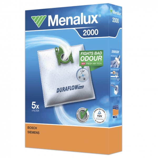 5 Staubsaugerbeutel für ARIETE Menalux 2000