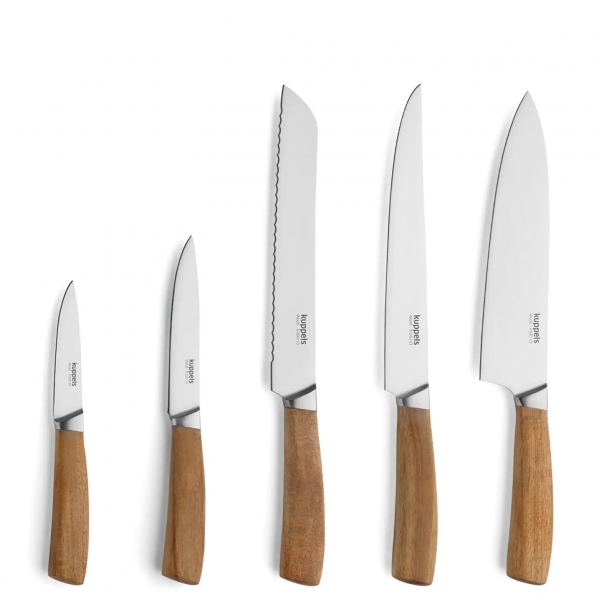 WOOD Messerblock 5-teilig
