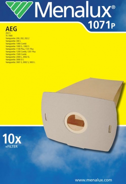 10 Staubsaugerbeutel Menalux 1071 P