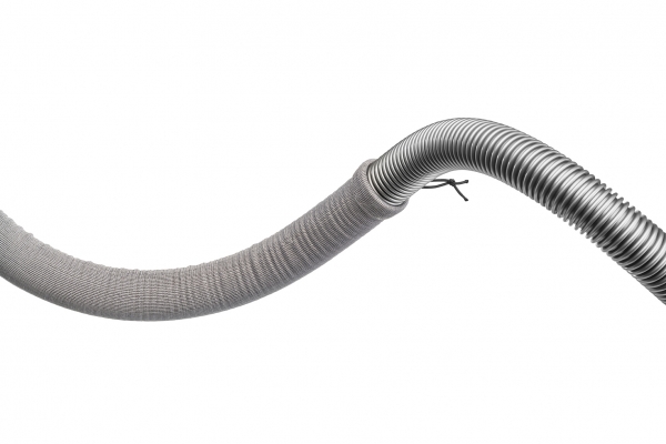 BVC Schlauchüberzug 12m,Baumwolle,grau