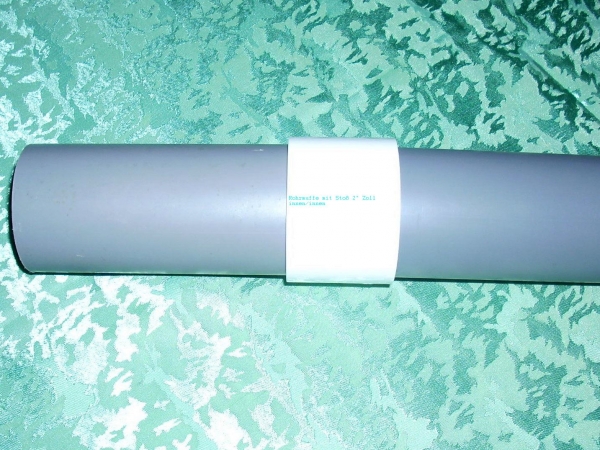 Zentralstaubsauger Rohrmuffe 2" Zoll mit Stoß,innen/innen